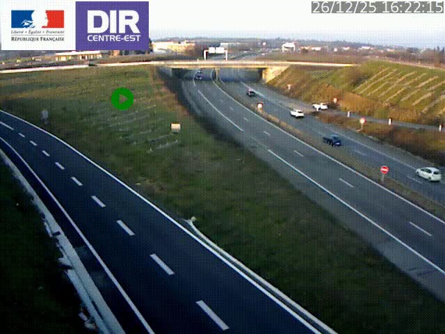 <h2>Webcam sur le contournement de Valence, sur la Nationale 7, caméra orientée vers Lyon</h2>