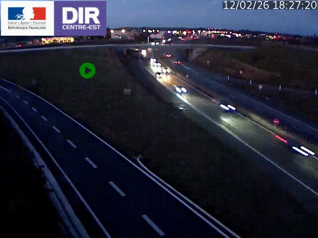 <h2>Webcam sur le contournement de Valence, sur la Nationale 7, caméra orientée vers Lyon</h2>
