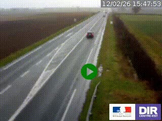 <h2>Webcam routière sur la RN7 à hauteur de Toulon-sur-Allier, entre Moulins et Vichy</h2>