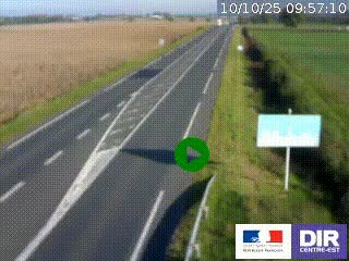 <h2>Webcam routière sur la RN7 à hauteur de Toulon-sur-Allier, entre Moulins et Vichy</h2>
