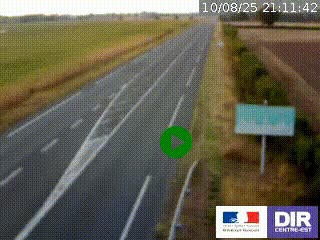 <h2>Webcam routière sur la RN7 à hauteur de Toulon-sur-Allier, entre Moulins et Vichy</h2>