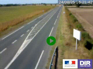 <h2>Webcam routière sur la RN7 à hauteur de Toulon-sur-Allier, entre Moulins et Vichy</h2>