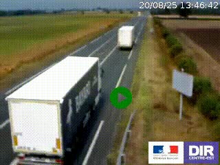 <h2>Webcam routière sur la RN7 à hauteur de Toulon-sur-Allier, entre Moulins et Vichy</h2>