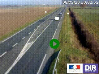 <h2>Webcam routière sur la RN7 à hauteur de Toulon-sur-Allier, entre Moulins et Vichy</h2>