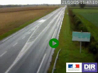 <h2>Webcam routière sur la RN7 à hauteur de Toulon-sur-Allier, entre Moulins et Vichy</h2>