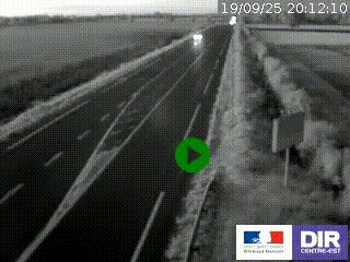 <h2>Webcam routière sur la RN7 à hauteur de Toulon-sur-Allier, entre Moulins et Vichy</h2>