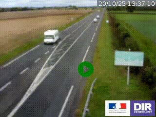 <h2>Webcam routière sur la RN7 à hauteur de Toulon-sur-Allier, entre Moulins et Vichy</h2>