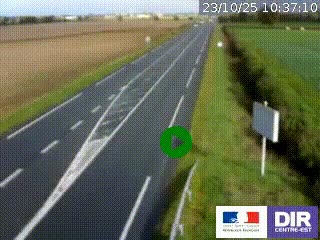 <h2>Webcam routière sur la RN7 à hauteur de Toulon-sur-Allier, entre Moulins et Vichy</h2>
