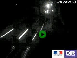 <h2>Webcam routière sur la RN7 à hauteur de Toulon-sur-Allier, entre Moulins et Vichy</h2>