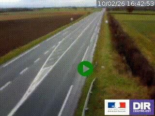 <h2>Webcam routière sur la RN7 à hauteur de Toulon-sur-Allier, entre Moulins et Vichy</h2>