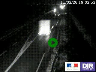 <h2>Webcam routière sur la RN7 à hauteur de Toulon-sur-Allier, entre Moulins et Vichy</h2>