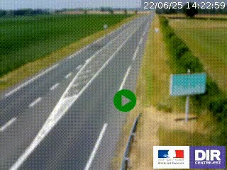 <h2>Webcam routière sur la RN7 à hauteur de Toulon-sur-Allier, entre Moulins et Vichy</h2>