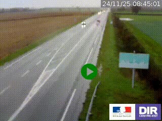 <h2>Webcam routière sur la RN7 à hauteur de Toulon-sur-Allier, entre Moulins et Vichy</h2>