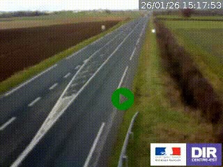 <h2>Webcam routière sur la RN7 à hauteur de Toulon-sur-Allier, entre Moulins et Vichy</h2>
