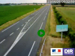 <h2>Webcam routière sur la RN7 à hauteur de Toulon-sur-Allier, entre Moulins et Vichy</h2>