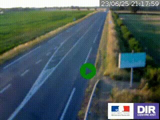 <h2>Webcam routière sur la RN7 à hauteur de Toulon-sur-Allier, entre Moulins et Vichy</h2>