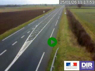 <h2>Webcam routière sur la RN7 à hauteur de Toulon-sur-Allier, entre Moulins et Vichy</h2>