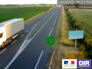 <h2>Webcam routière sur la RN7 à hauteur de Toulon-sur-Allier, entre Moulins et Vichy</h2>