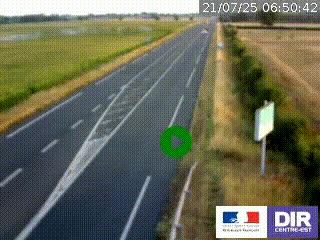 <h2>Webcam routière sur la RN7 à hauteur de Toulon-sur-Allier, entre Moulins et Vichy</h2>