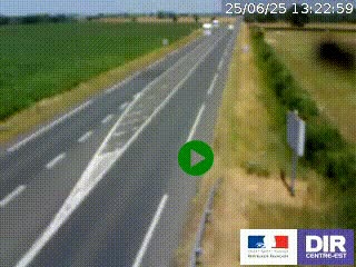 <h2>Webcam routière sur la RN7 à hauteur de Toulon-sur-Allier, entre Moulins et Vichy</h2>