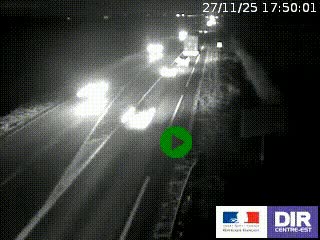 <h2>Webcam routière sur la RN7 à hauteur de Toulon-sur-Allier, entre Moulins et Vichy</h2>