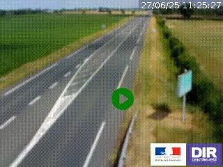<h2>Webcam routière sur la RN7 à hauteur de Toulon-sur-Allier, entre Moulins et Vichy</h2>