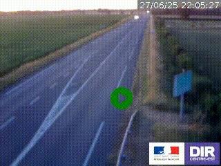 <h2>Webcam routière sur la RN7 à hauteur de Toulon-sur-Allier, entre Moulins et Vichy</h2>