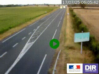 <h2>Webcam routière sur la RN7 à hauteur de Toulon-sur-Allier, entre Moulins et Vichy</h2>