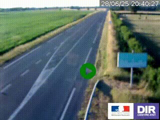 <h2>Webcam routière sur la RN7 à hauteur de Toulon-sur-Allier, entre Moulins et Vichy</h2>