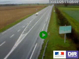 <h2>Webcam routière sur la RN7 à hauteur de Toulon-sur-Allier, entre Moulins et Vichy</h2>