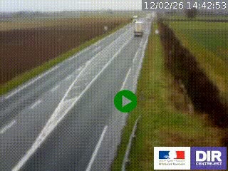 <h2>Webcam routière sur la RN7 à hauteur de Toulon-sur-Allier, entre Moulins et Vichy</h2>
