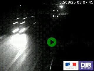 <h2>Webcam routière sur la RN7 à hauteur de Toulon-sur-Allier, entre Moulins et Vichy</h2>