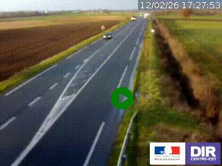 <h2>Webcam routière sur la RN7 à hauteur de Toulon-sur-Allier, entre Moulins et Vichy</h2>