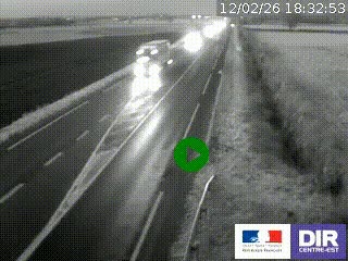 <h2>Webcam routière sur la RN7 à hauteur de Toulon-sur-Allier, entre Moulins et Vichy</h2>