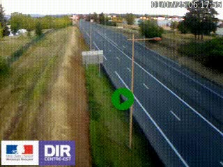 <h2>Webcam à Mably, à proximité de Roanne en direction de Moulins sur la N7</h2>