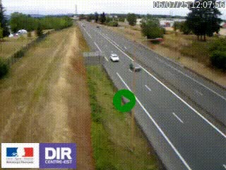 <h2>Webcam à Mably, à proximité de Roanne en direction de Moulins sur la N7</h2>