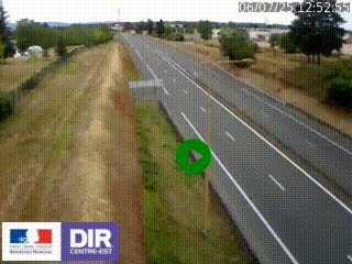 <h2>Webcam à Mably, à proximité de Roanne en direction de Moulins sur la N7</h2>