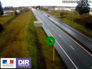 Webcam à Mably, à proximité de Roanne en direction de Moulins sur la N7