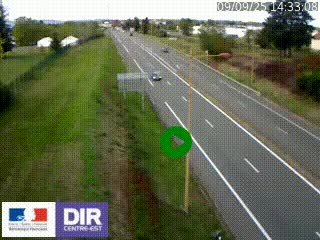 <h2>Webcam à Mably, à proximité de Roanne en direction de Moulins sur la N7</h2>