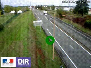<h2>Webcam à Mably, à proximité de Roanne en direction de Moulins sur la N7</h2>