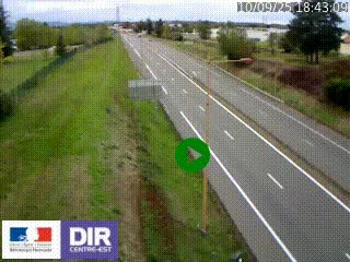 <h2>Webcam à Mably, à proximité de Roanne en direction de Moulins sur la N7</h2>
