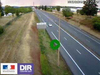 <h2>Webcam à Mably, à proximité de Roanne en direction de Moulins sur la N7</h2>