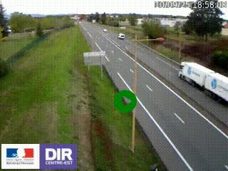 <h2>Webcam à Mably, à proximité de Roanne en direction de Moulins sur la N7</h2>
