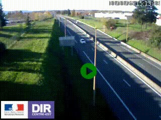 <h2>Webcam à Mably, à proximité de Roanne en direction de Moulins sur la N7</h2>