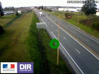 Webcam à Mably, à proximité de Roanne en direction de Moulins sur la N7