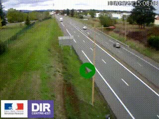 <h2>Webcam à Mably, à proximité de Roanne en direction de Moulins sur la N7</h2>