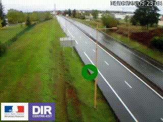 <h2>Webcam à Mably, à proximité de Roanne en direction de Moulins sur la N7</h2>