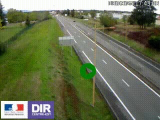 <h2>Webcam à Mably, à proximité de Roanne en direction de Moulins sur la N7</h2>