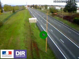 <h2>Webcam à Mably, à proximité de Roanne en direction de Moulins sur la N7</h2>