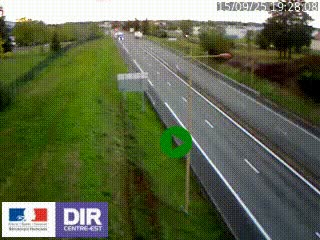 <h2>Webcam à Mably, à proximité de Roanne en direction de Moulins sur la N7</h2>